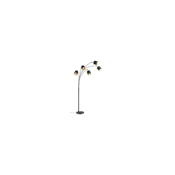 Lampadaire Led 5 lampes culot E14 - Trio - Tommy