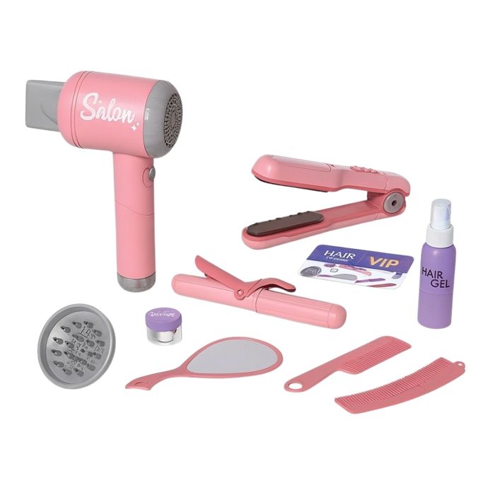 Coffret Coiffure - FERRY JOUETS - Sèche-Cheveux et Lisseur - Interactif - Dès 3 Ans - Accessoires Inclus