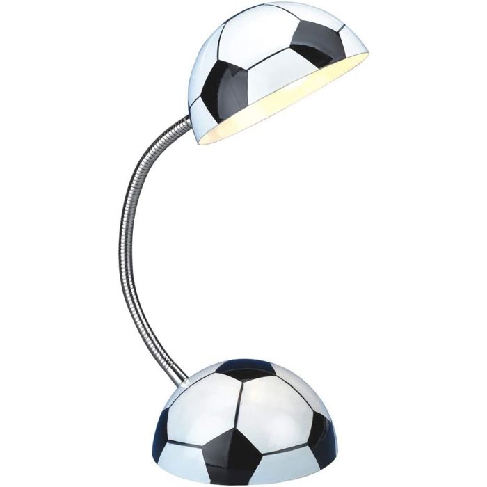 Lampe Flexible Wonderlamp W-A000119 pour Enfant - Design Football Blanc et Noir Lampe Flexible Wonderlamp W-A000119 pour Enfant - Design Football Blanc et Noir