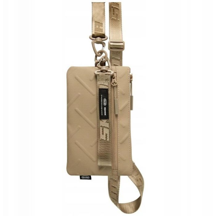 Sacoche smartphone Skinarma Juno en nylon kaki - étui universel compact