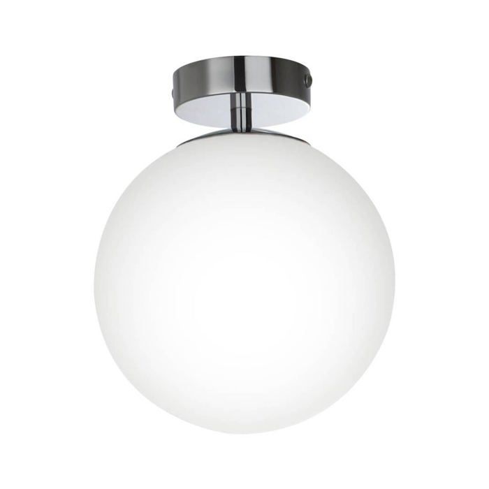 LED Plafonnier Salle De Bain Maviris (Moderne) en Argent Métal e. a. pour de bain (1 lampeà) WC Luminaire Lampe Plafond Eclerage