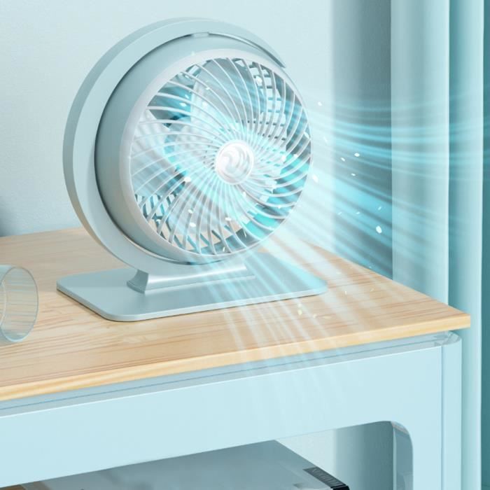 Ventilateur Portable Rechargeable Avec Brume D'Eau - 4 Vitesses, Compact Et Silencieux Pour Bureau, Enfants Et Étudiants (Violet)
