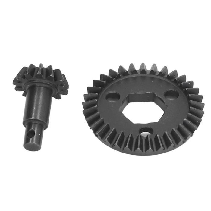 INJORA Engrenages D’Overdrive Différentiel Essieu Acier Engrenages 12T Engrenage à Vis sans Fin Upgrade Parts pour SCX24 C10 JLU Gladiator Bronco