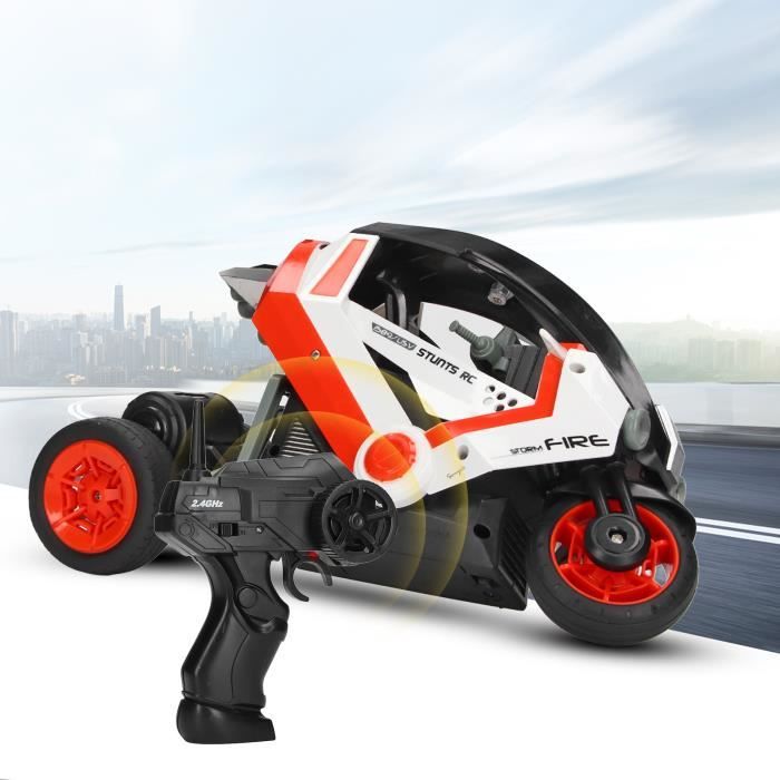 Moto Télécommandée Pour Enfants Avec Roues Arrières Conçues Pour