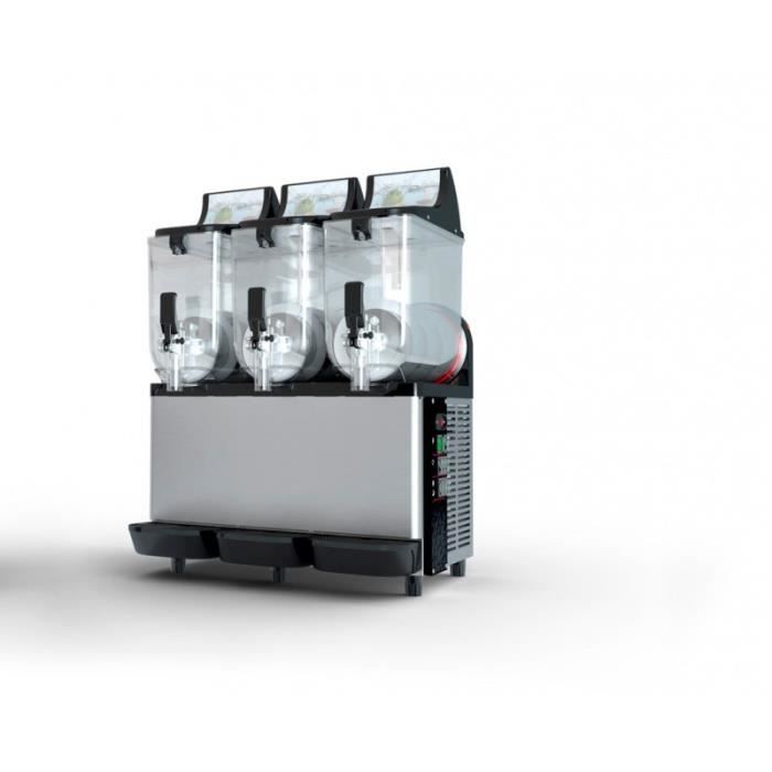 Machine à Granité Royal Catering RCSL 2/3 - 2 Cuves De 3L, Panneau Numérique, éclairage LED - 380W