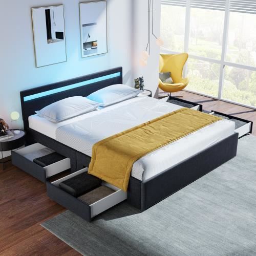 Lit Boxspring BEST FOR YOU Neo - 180x200 Cm - Avec Sommier Et Matelas Ressorts - 12
