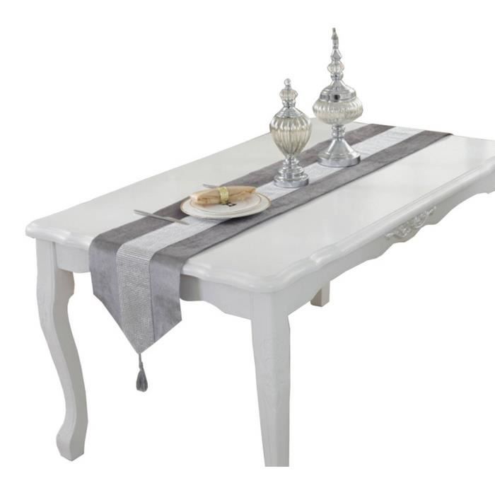 Chemin De Table Nappe Strass Paillettes Moderne Decorations Maison