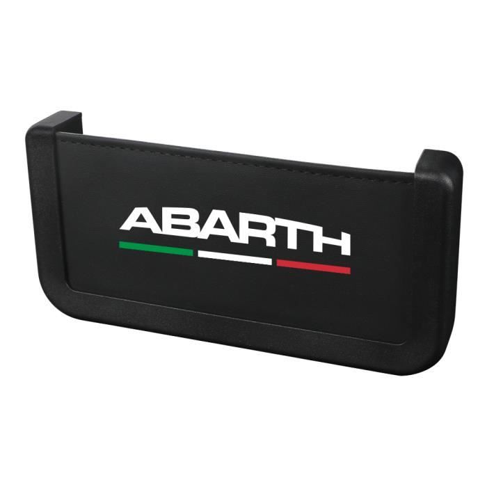 Pour Abarth 5-Noir - Support de boîte de rangement collant multifonctionnel pour voiture, Accessoires de voit
