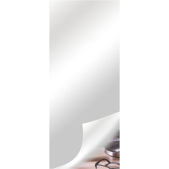 Sollbry Feuilles De Miroir Flexibles, 50 X 150 Cm, Autocollants Muraux Autocollants Sans Verre Pour Decoration Murale 02 Mm Depaisseur 85625613