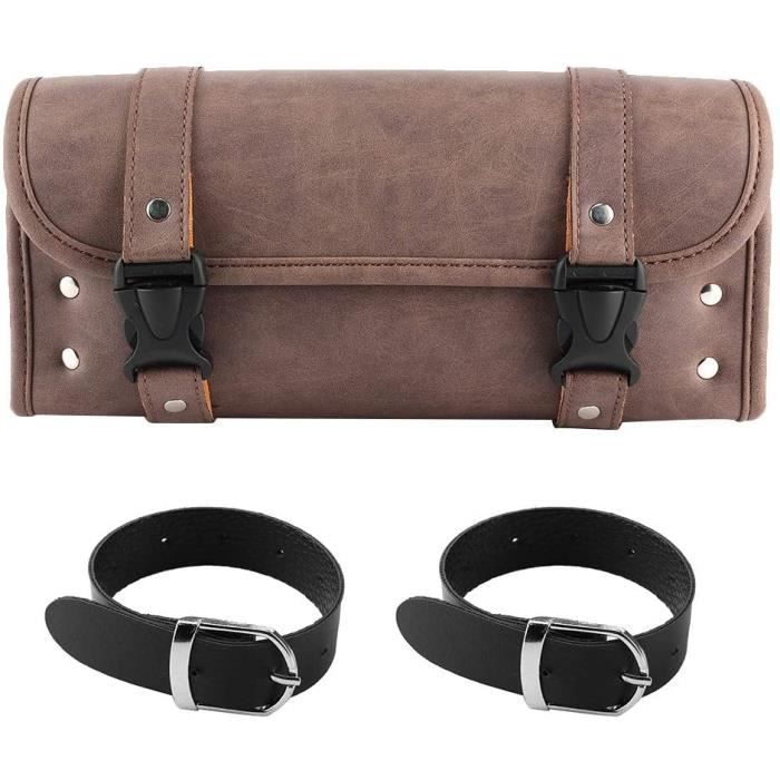 Sacoche de selle moto vintage clearance