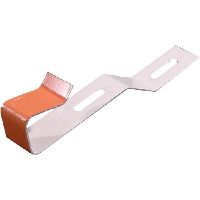 10 Clip De Faitiere Rouge Crochet Accessoire Du Faitage De La Toiture Cdiscount Bricolage