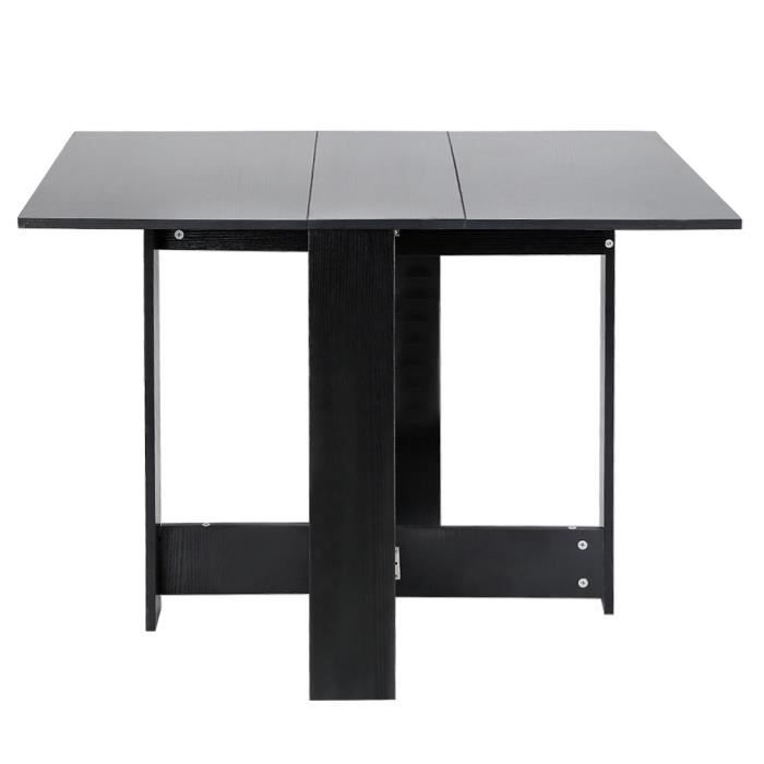 Nuo Table A Manger Pliante Noir Surface 103x76cm Hauteur 74 Cm 4 A