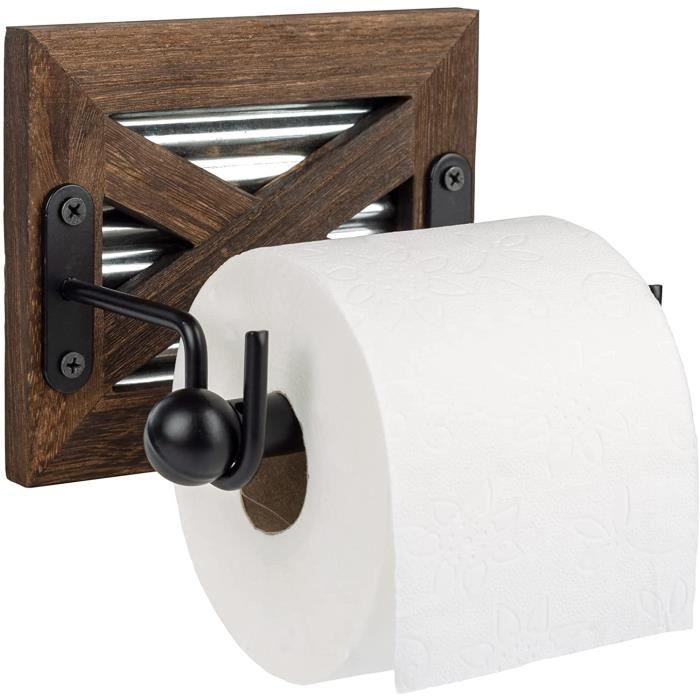 DEKAZIA® Porte Papier Toilette Bois Support Papier Toilette Porte Rouleau Papier  Toilette Porte Papier Toilette Mural Distributeur Papier Toilette dérouleur Papier  Toilette adhesif Deco Toilette : : Bricolage
