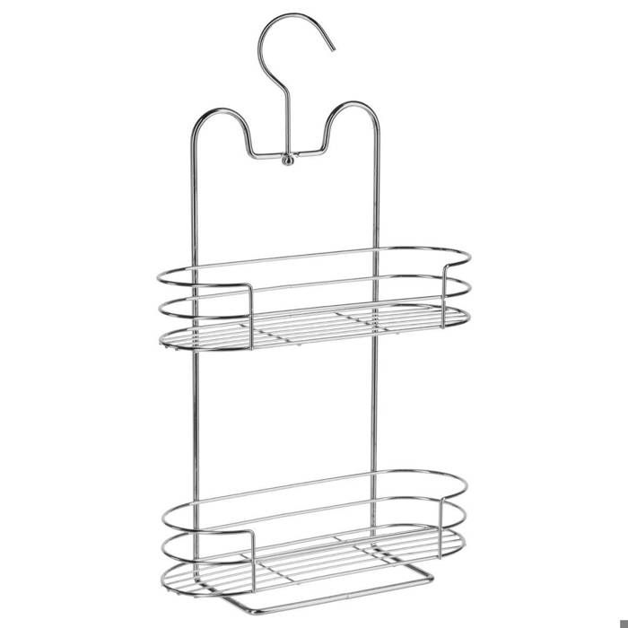 Serviteur de douche à 2 étages - Rangement de d…