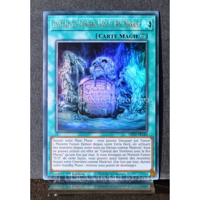 Carte YUGIOH GFP2FR160 Contrat des Ténèbres avec le Roi Marais NEUF FR Cdiscount Jeux Jouets