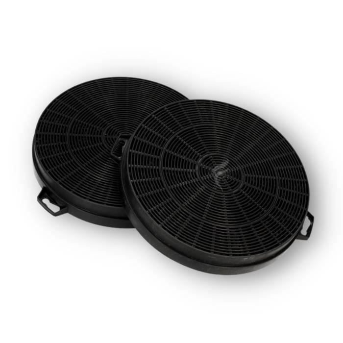 Point Filtre® - Lot de 2 Filtres à Charbon Actif pour Hotte Airforce F12980S4BKLED