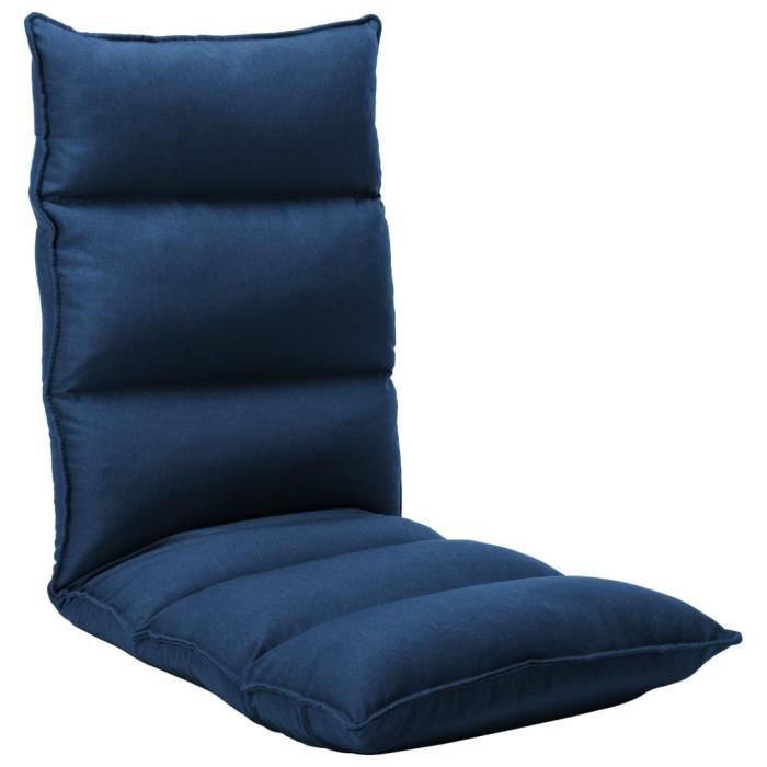 1113best® chaise pliable de sol bleu tissu fauteuil relax grandconfort|fauteuil de relaxation & massage fauteuil tv scandinave