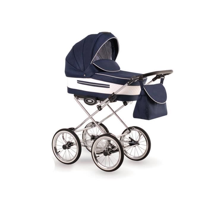 Poussette rétro Set Nacelle et isofix Optionnel Eleganto by SaintBaby Ocean CE 04 3en1 avec siège auto pour bébé