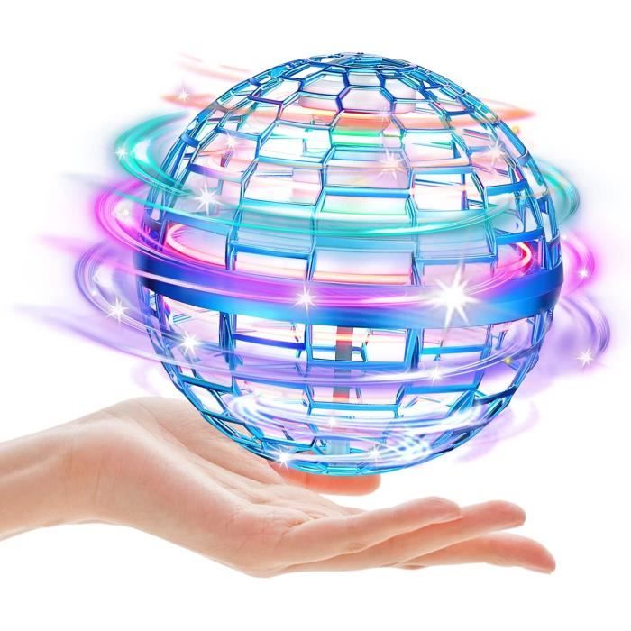 Jeu de Volant Ballon Volant LED Lumineuse 360° pour Enfants et Adultes -  Boule Magique à Induction USB - Bleu - Cdiscount Jeux - Jouets