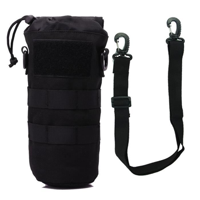 Sac Isotherme Porte-gourde BAGROUPS - Avec Poche Téléphone, Bandoulière Réglable, Imperméable (Brun)