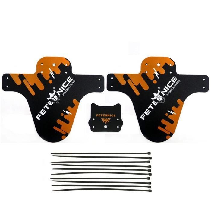 Garde-boue Avant/arrière Pour VTT - Lot De 2, Marque J&R Collection, Compatible Mountain Bike