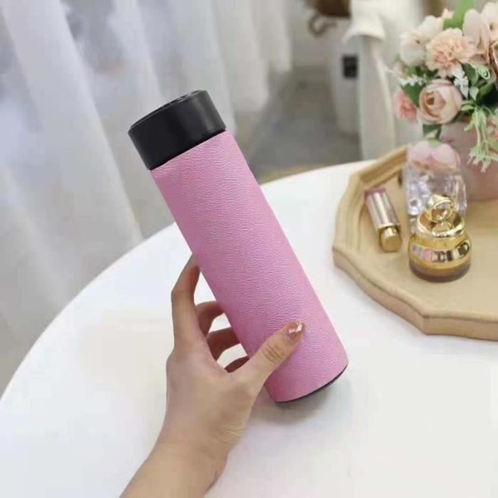 Thermos Intelligent Avec Affichage Température - Bouteille Isotherme Acier 420ml, Bleu