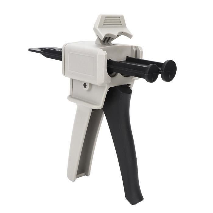 Pistolet Applicateur Pour Colle Époxy Bi-Composant 50ml - Mélange 1:1 Ou 2:1