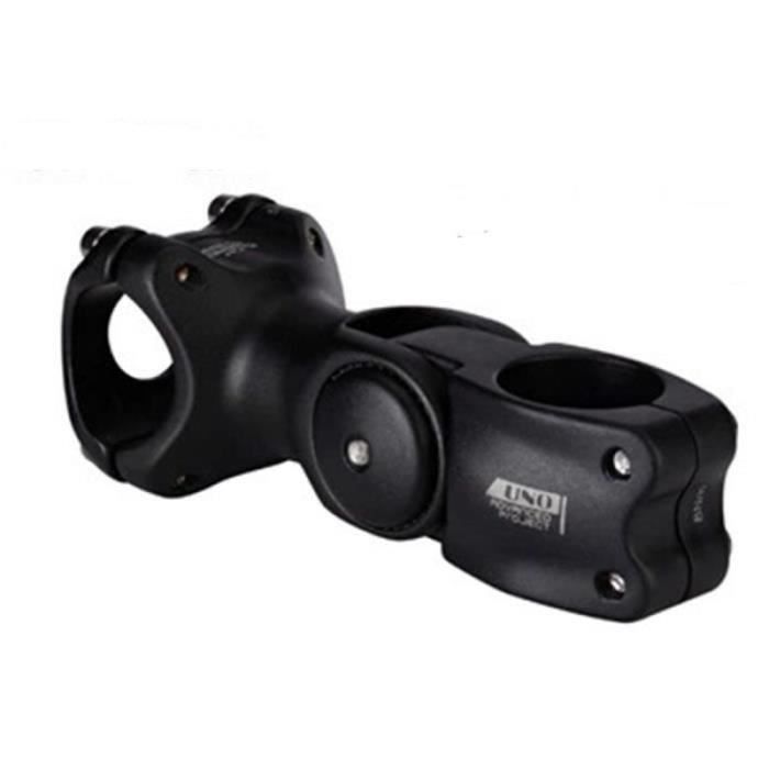 Guidon Plat Aluminium Années 90 + Potence 1 1/8 - Noir - VTT - Occasion