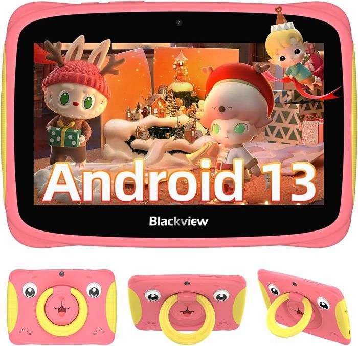 Tablette Tactile Enfant – Blackview – Tab 3 Kids – 7 – Android 13 – 4Go RAM – 32Go Stockage – Rose