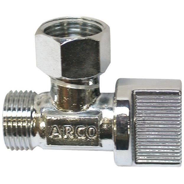 Robinet chasse chromé - 12x17 mm - 1/4 tour