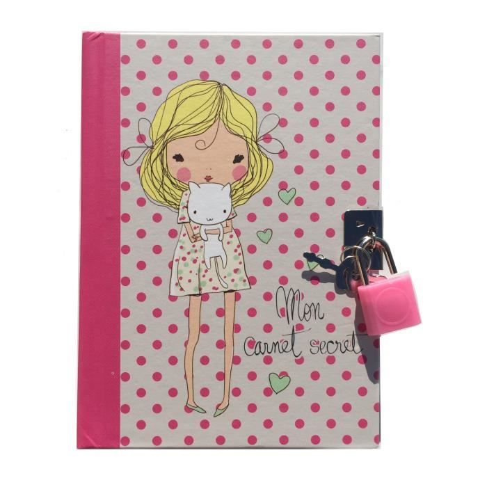 Journal Intime secret80 pages (2492) Cdiscount BeauxArts et