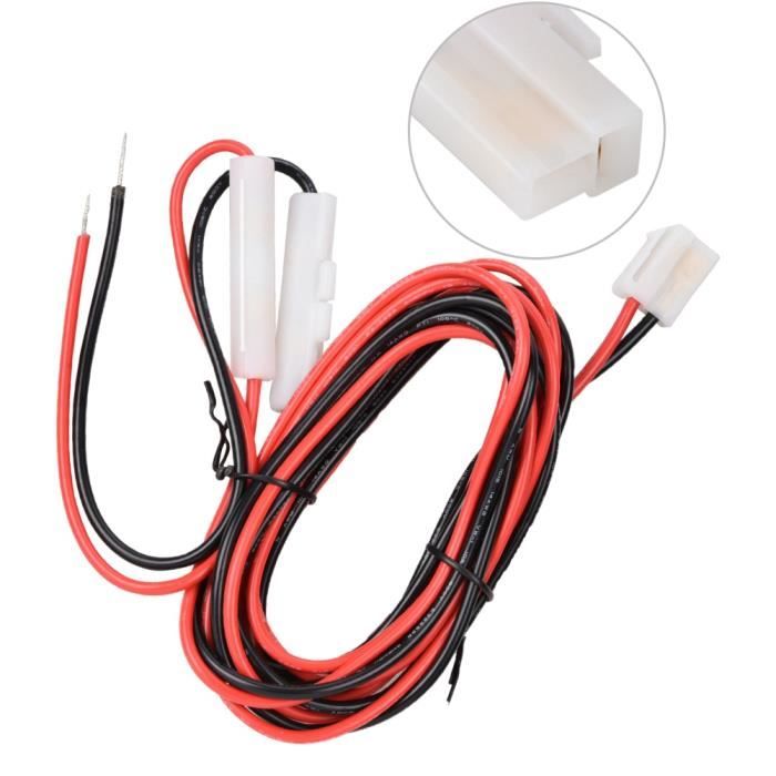 Câble D'alimentation CB 3 Broches Avec Fusible 5A - 150 Cm Pour Radios Cobra, Uniden, Midland, President - 6
