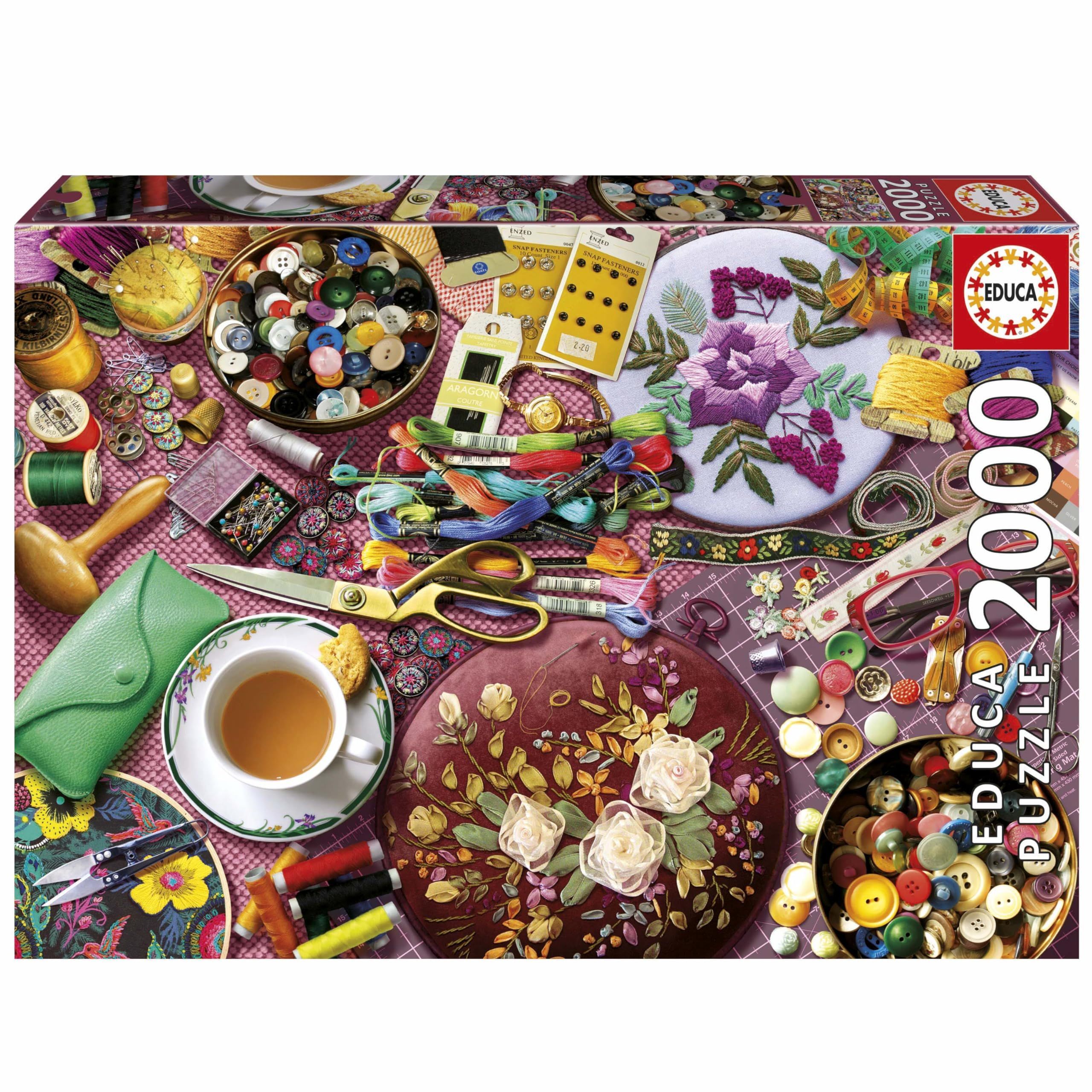 Puzzle EDUCA La Table de Couture 2000 pièces 96x68 cm À partir de