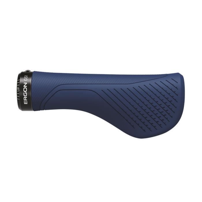 Poignée de guidon - ERGON - GS1-S EVO - Bleu foncé - Adulte Homme Poignée de guidon - ERGON - GS1-S EVO - Bleu foncé - Adulte Homme