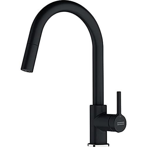 Robinet de cuisine FRANKE LINA avec bec extractible en céramique couleur Onyx