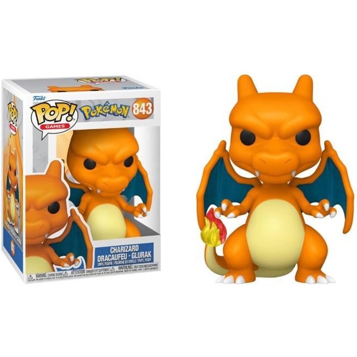 Figurine Funko Pop! Charizard - Dracaufeu 843 - Pokémon - Blanc/Orange -  Pour Enfant - Pop ! - Cdiscount Jeux - Jouets