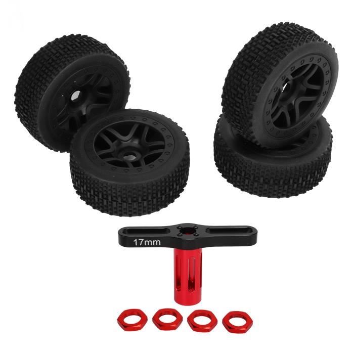 Pneus Caoutchouc 1/10 RC - 4 Pneus Pour Drift Touring Car - Diamètre 60mm, Largeur 25mm - Compatible Traxxas & Modèles Similaires