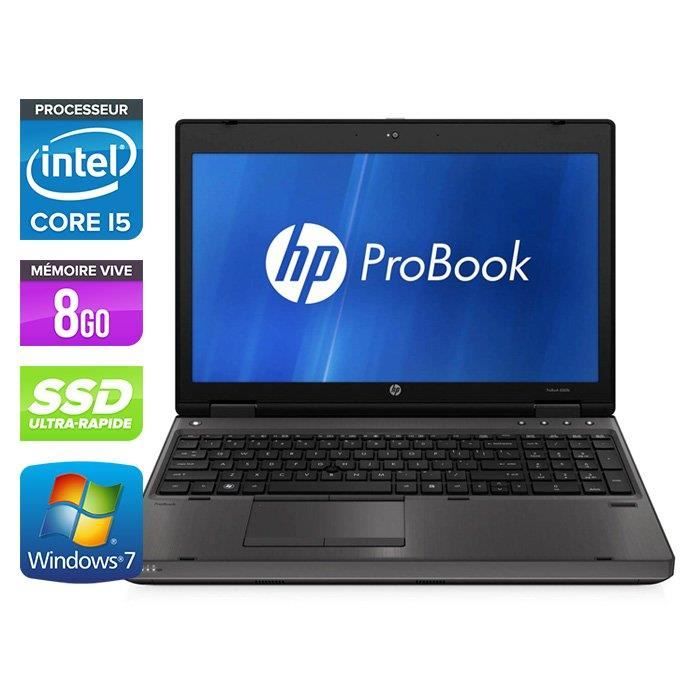 Top achat PC Portable HP ProBook 6560B - 15,6'' -Core i5 -8Go -120Go SSD pas cher