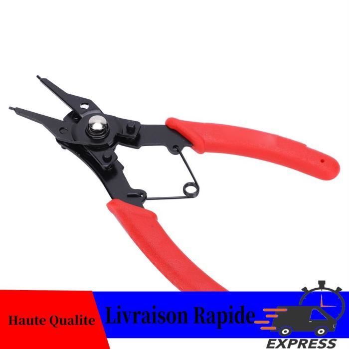 Pince Daiwa à Anneau Fendu 130HBS – 130mm, Pointe Fine Pliée, Noir (réf. 5091)
