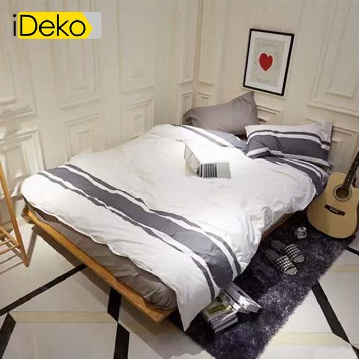 JORTUIO Housse De Couette/Couette Lit 200x230 Cm Couette Lit 2 Personnes Couette Légère Adulte 100% Coton Treillis Literie Adulte Couette Légère Été Lavable (Color : #4, Size : 180x200cm/71x79in