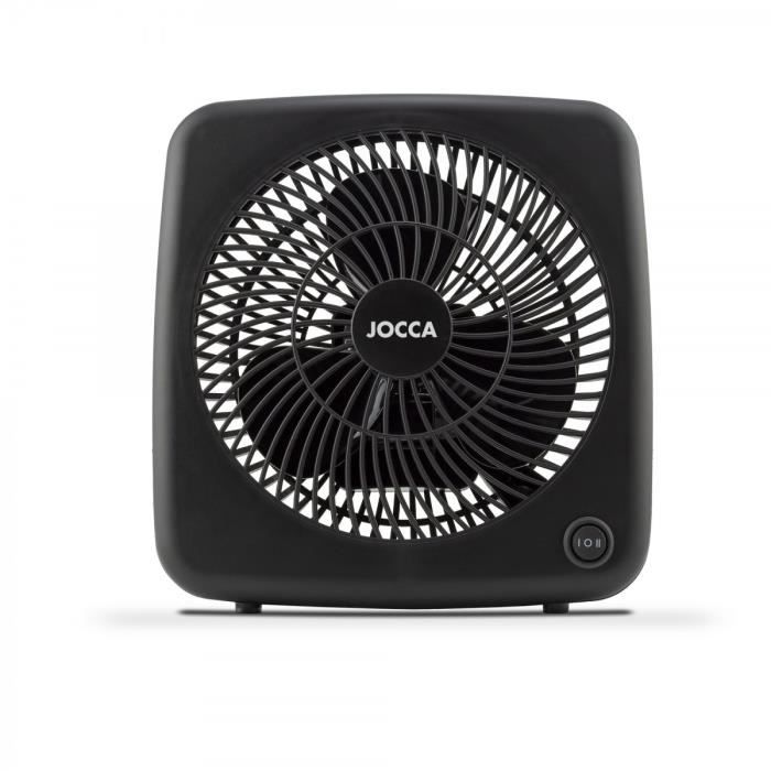 Ventilateur de table - JOCCA - 30W - Noir - Design compact - Niveau sonore 60 dB - Jocca