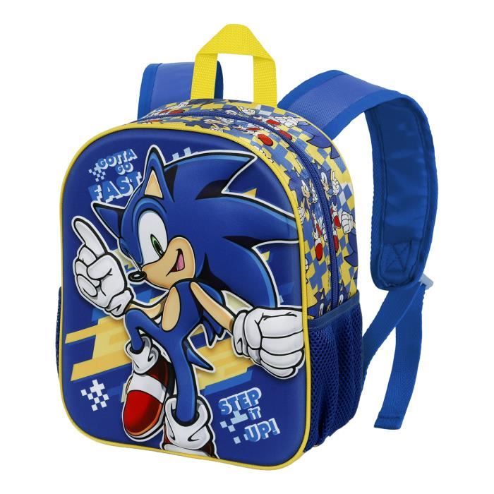 Sega-Sonic Step Sac à dos Basic, One Size Bleu
