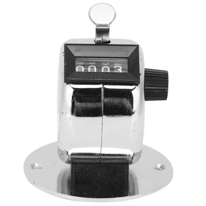 KIMISS Compteur manuel mécanique Mini presse à main à 4 chiffres Outil de  comptage portable-REN - Cdiscount Bricolage