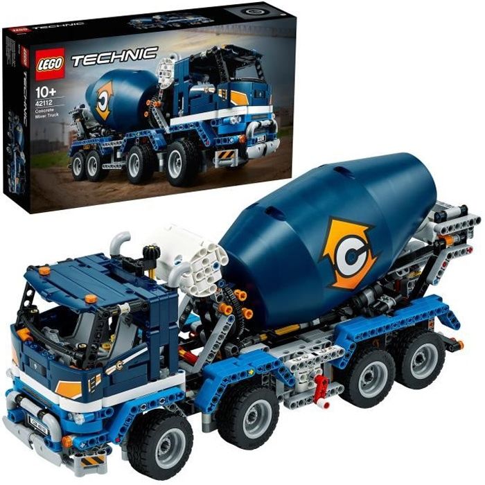 LEGO® Technic 42112 Le camion bétonnière, Kit de construction, Jouet  Véhicule de Chantier pour Enfant de 10 ans et + - Cdiscount Jeux - Jouets