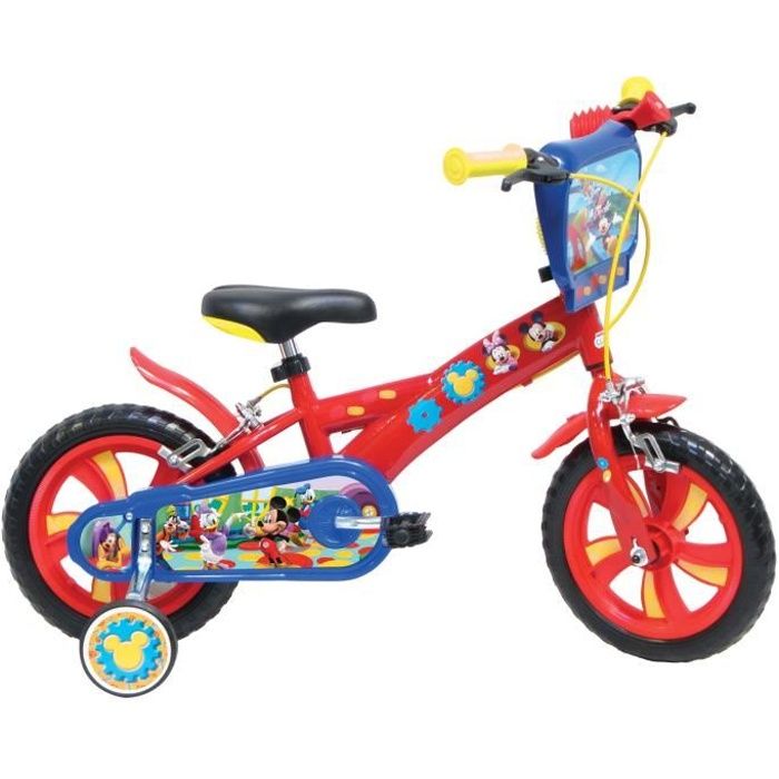 Mickey Velo Enfant 12 Pouces 2 A 4 Ans Prix Pas Cher Cdiscount