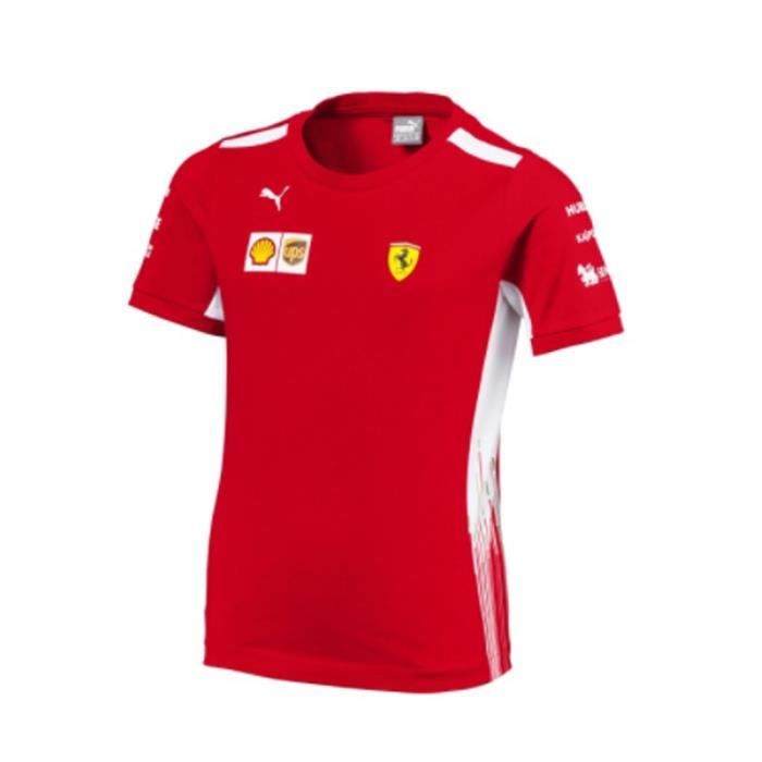 tee shirt puma enfant rouge