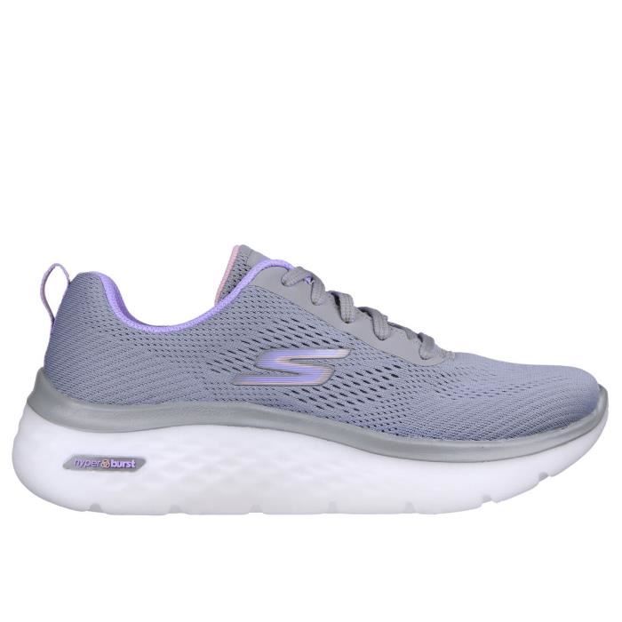 Skechers Basket - SKECHERS - Hyper Burst - Gris - Textile - Lacets
