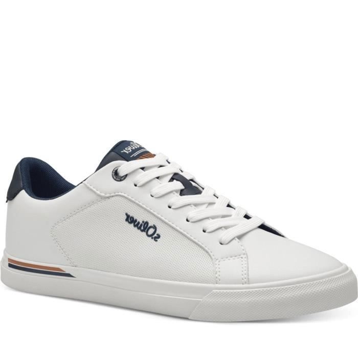 Baskets - S.OLIVER - 5-13630-42 100 - Blanc - Homme - Lacets Baskets - S.OLIVER - 5-13630-42 100 - Blanc - Homme - Lacets