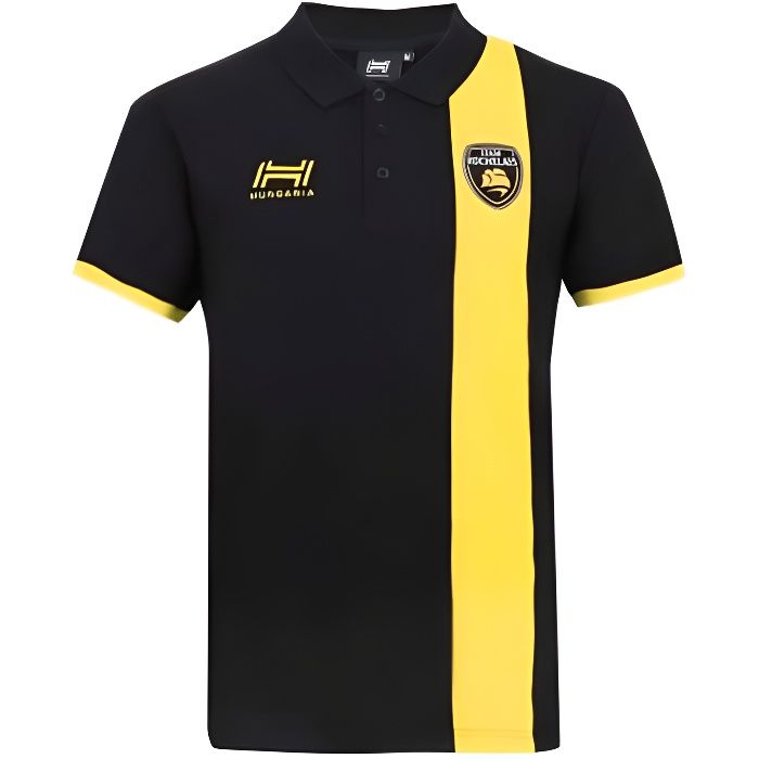 Hungaria Polo Coton Homme Noir Noir Cdiscount Pret a Porter
