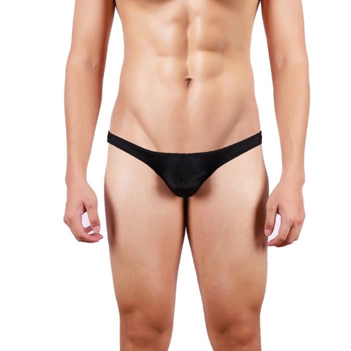 String Tanga pour Homme sexy en jacquard bross de sport